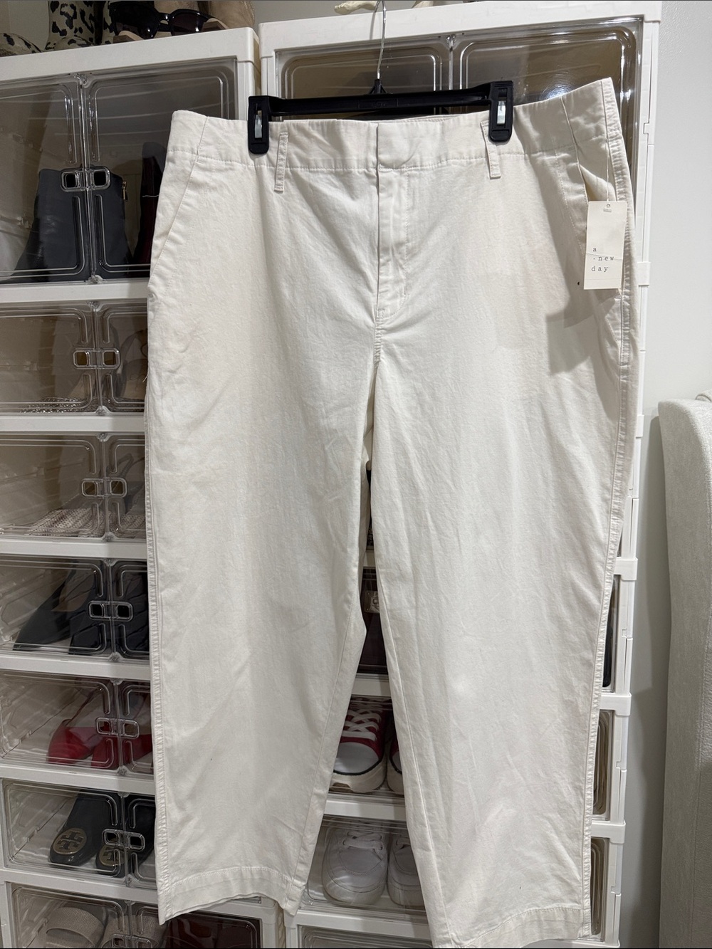 a new day Women's Cream Chino Pants